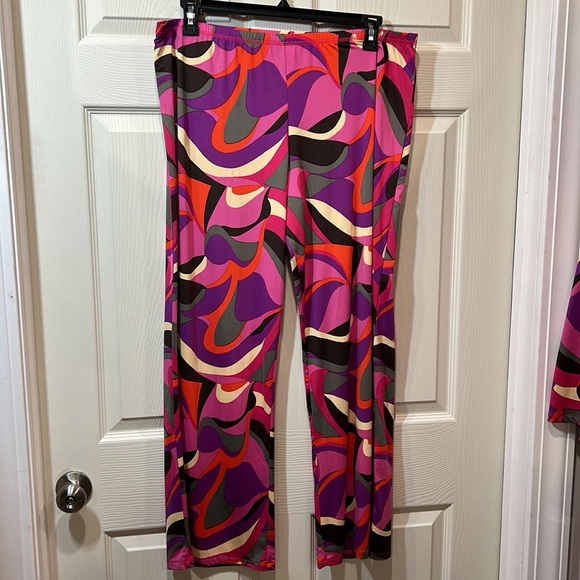 CRUZ NATORI 2pc sleeveless pajama set- fun pattern- XL- minimal wear- EUC/SFH - Picture 6 of 7